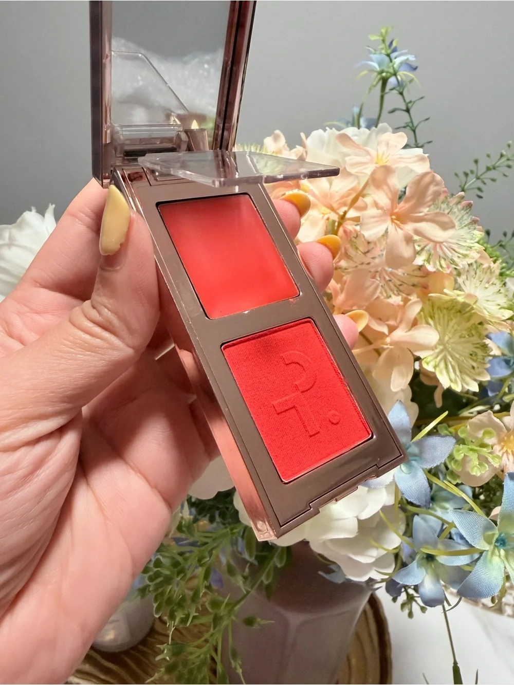 Patrick Ta Mini Creme and Powder Blush Duo - She Left Me On Red